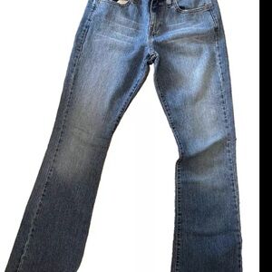 Levis 515 • Boot Cut Womens Stretch Blue Jeans • Size 4 M Pre-owned